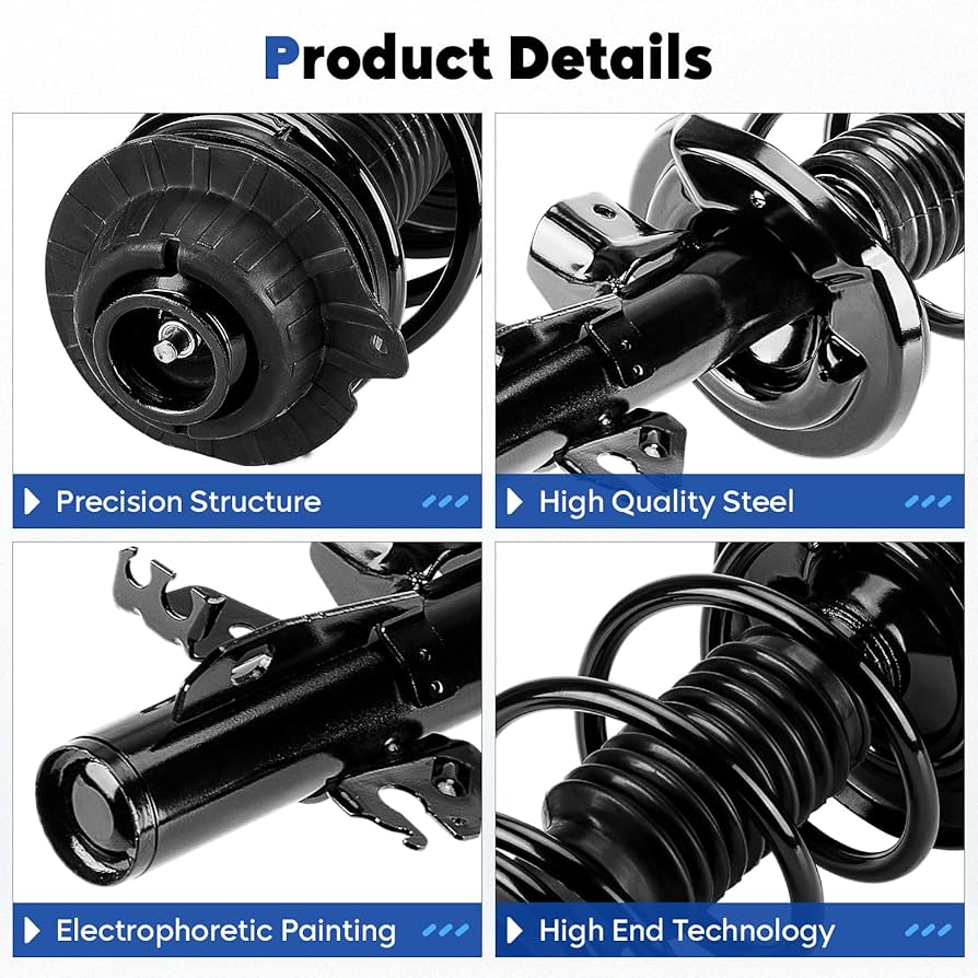 Amazon.com: Front Pair Struts w/Coil Spring Assembly Shock